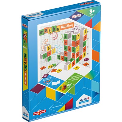 GeoMagWorld Magicube Math Building Set, 151 pieces (GMW235)