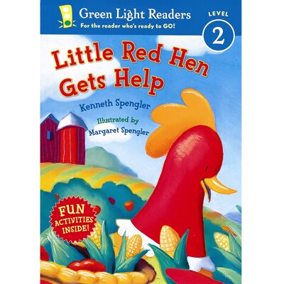American Heritage The Little Red Hen Carry Along Book and CD Set By Paul Galdone, Grades K-3rd