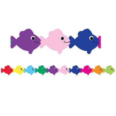 Hygloss® Multi-Color Fish Die Cut Classroom Border