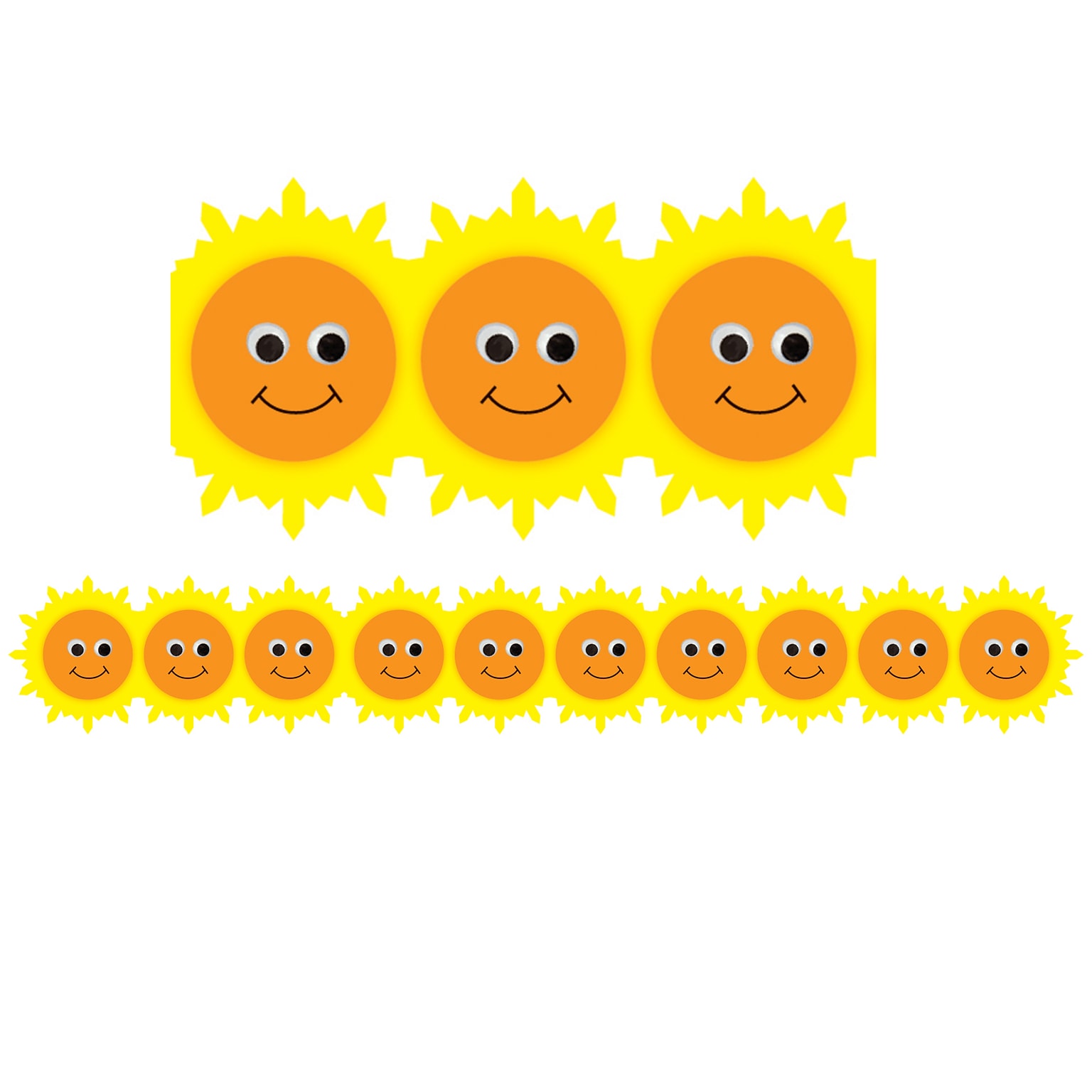 Hygloss® Happy Sun Die Cut Border