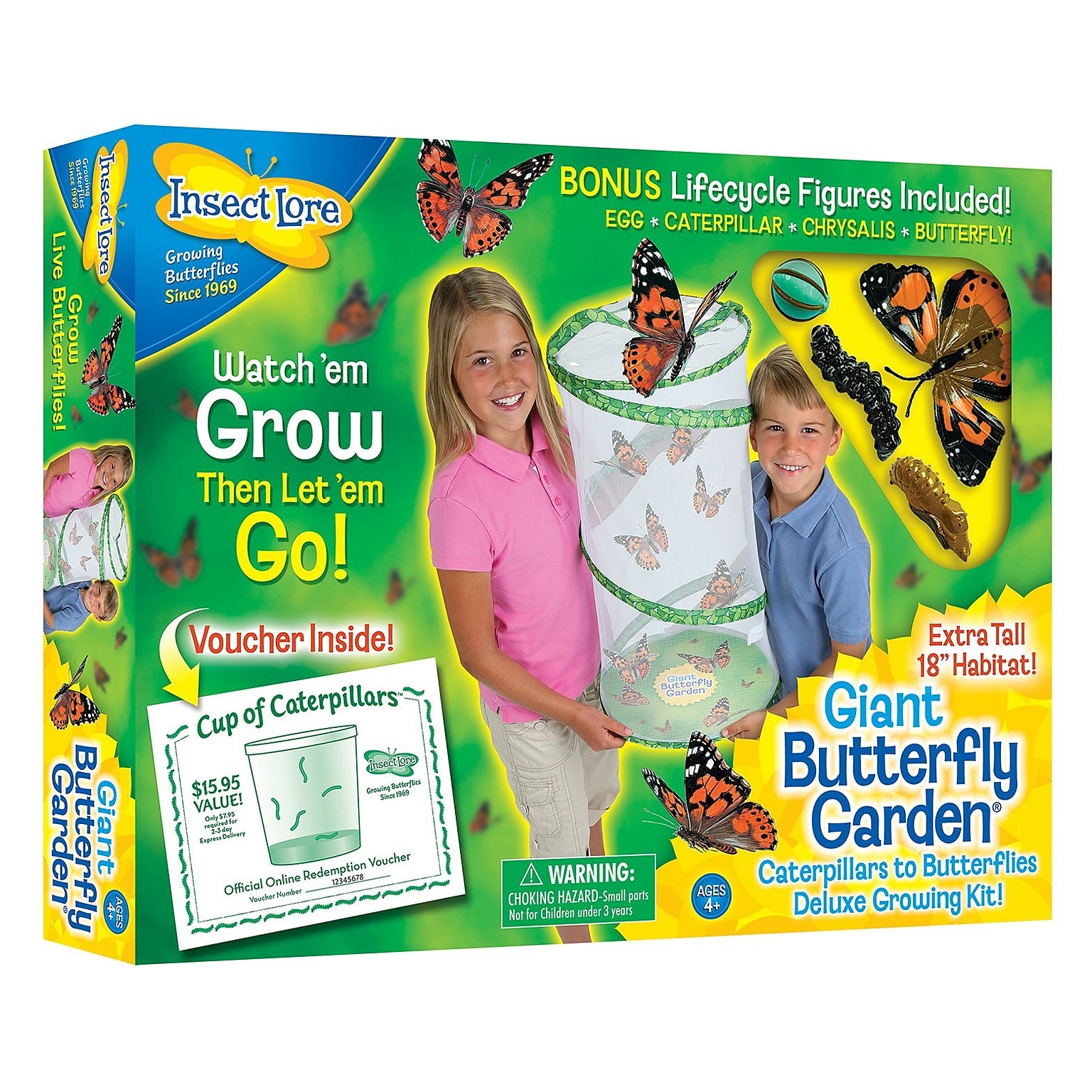 Insect Lore Giant Butterfly Garden Deluxe Growing Kit (ILP01070)