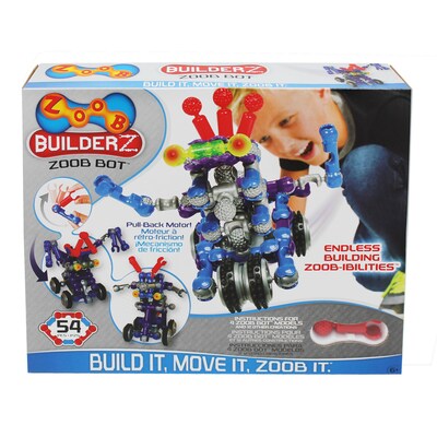 Infinitoy ZOOB BuilderZ Zoob-Bot Building Set, 54/Set (INF14001)