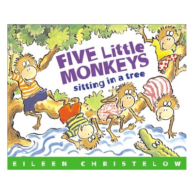 Carry Along Book & CD Sets, Five Little Monkeys Sitting in a Tree, Grades P-3rd