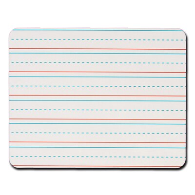 Kleenslate® Manuscript Lined Rectangular Adhesive Replacement Dry Erase Sheets, 9.5" x 7.5"