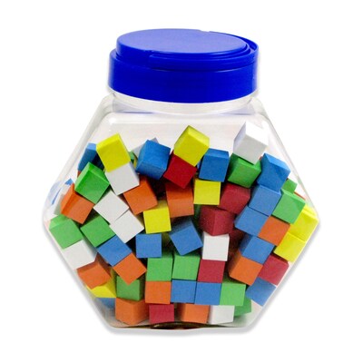 Koplow Games Blank Foam Dice, Assorted Colors, Ages 5+ (KOP16809)