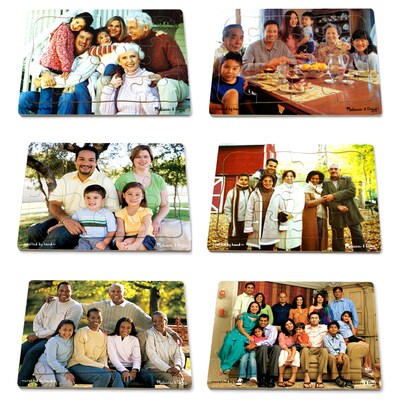 Melissa & Doug Family Puzzle Set