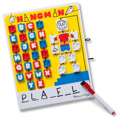 Melissa & Doug Flip to-Win Hangman Travel Game (LCI2095)