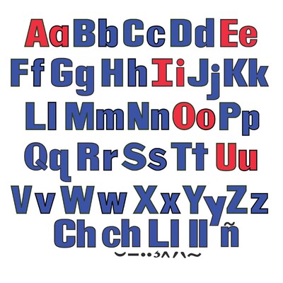 Upper & Lower Case Letters Flannelboard Set Pre-Cut
