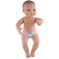 Miniland Educational 15 3/4 Anatomically Correct Newborn Doll, Asian Boy