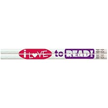 Musgrave I Love to Read! Pencil, No. 2, 12 packs of 12 (MUS1486D)