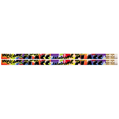 Musgrave Welcome To Our Class Motivational Pencils, Pack of 12 (MUS2277D)