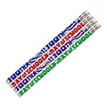 Musgrave 100th Day of School Motivational Pencils, Pack of 12 (MUS2347D)