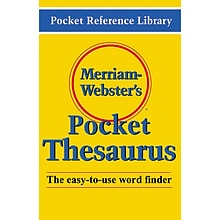 Merriam Websters Pocket Thesaurus Hardcover, 4 EA/BD