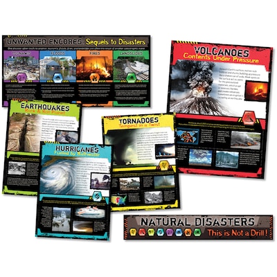 North Star Teacher Resources Bulletin Board Set, Natural Disasters
