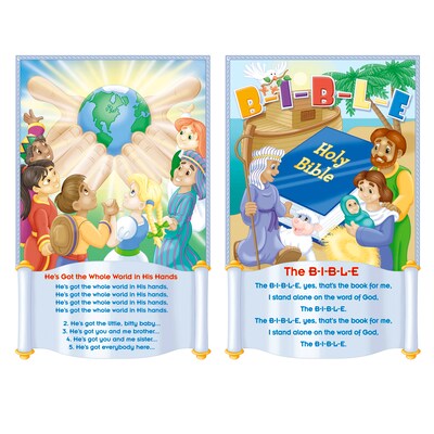 North Star Bulletin Board Sets, Children's Bible Songs