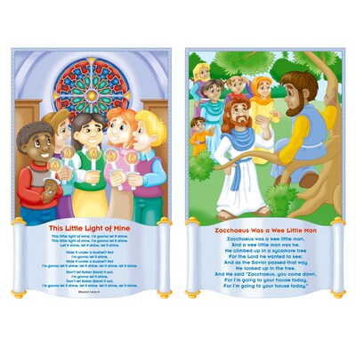 North Star Bulletin Board Sets, Children's Bible Songs