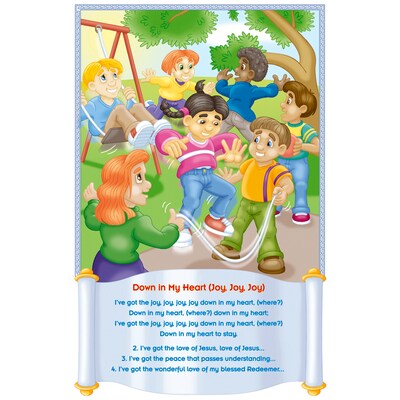 North Star Bulletin Board Sets, Children's Bible Songs