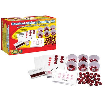 Primary Concepts™ Count-a-Ladybug Counting Kit, 75 Piece