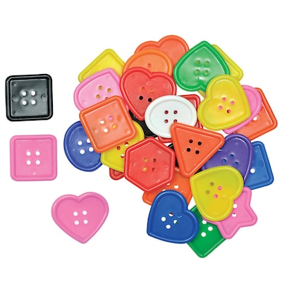 Roylco® Craft Accessories, Really Big Buttons™, 60/Pack