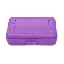 Romanoff Products Pencil Box, Purple Sparkle, 10/Bundle (ROM60286)