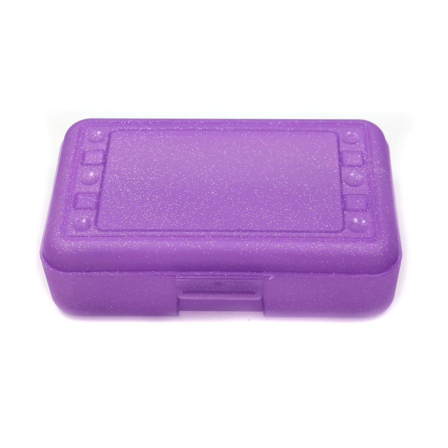 Romanoff Products Pencil Box, Purple Sparkle, 10/Bundle (ROM60286)
