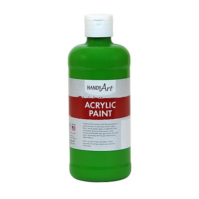 Handy Art® Student Acrylic Paint, Light Green, Certified AP Non-Toxic & Gluten-Free, 16oz RCP101110