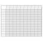 Creative Shapes Etc. Large Horizontal Incentive Chart, White, 28" x 22" (SE-3386)