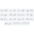 Trend Enterprises Basic Alphabet Zaner-Bloser Cursive Bulletin Board Set, 15 pieces (T-1859)