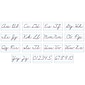 Trend Enterprises Basic Alphabet Zaner-Bloser Cursive Bulletin Board Set, 15 pieces (T-1859)