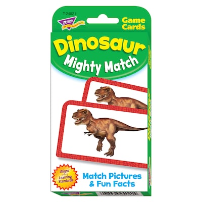 Trend Dinosaur Mighty Match Challenge Cards®, 56/pack (T-24021)