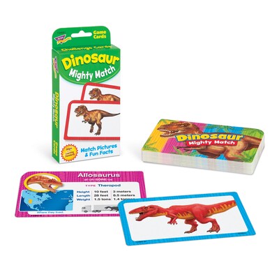Trend Dinosaur Mighty Match Challenge Cards®, 56/pack (T-24021)