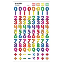 Trend Numbers superShapes Stickers, 800 CT (T-46036)