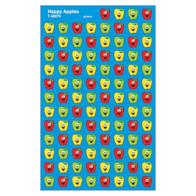 Trend Happy Apples superShapes Stickers, 800 CT (T-46075)