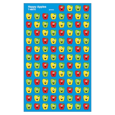 Trend Happy Apples superShapes Stickers, 800 CT (T-46075)