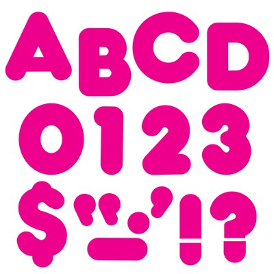 Trend® 4 Ready Letters®, Casual Deep Pink
