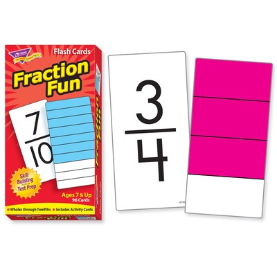 Flash Cards, Trend® Skill Drill, Fraction Fun