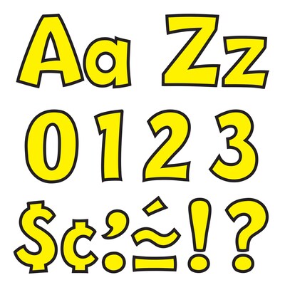 Trend® 4 Ready Letters®, Playful Combo Packs, Yellow
