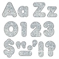 Ready Letters 4 Uppercase/Lowercase Casual Solids Sparkle Combo Pack, Silver (T-79943)