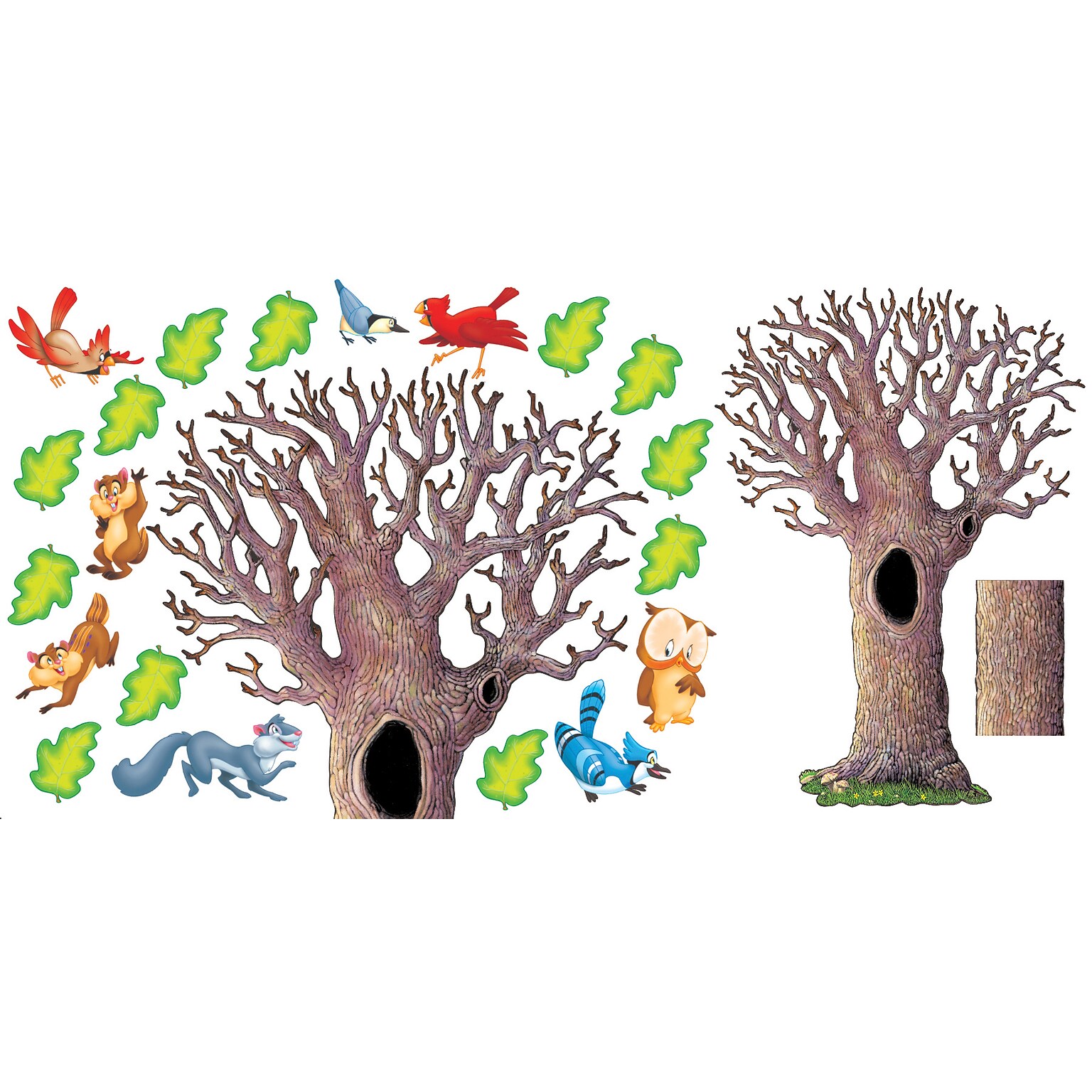 Trend Enterprises Bulletin Board Set, Big Oak Tree, Multiolor, 2/Bundle (T-8026)