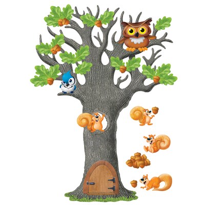 Trend Enterprises Bulletin Board Set, Big Oak Tree, Multiolor, 2/Bundle (T-8026)
