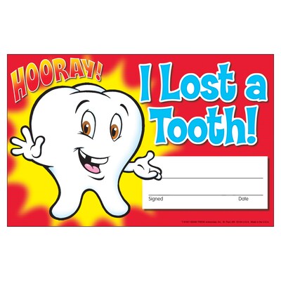 Trend I Lost a Tooth! Hooray! Recognition Awards, 30 CT (T-81021)