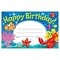 Trend Enterprises® Happy Birthday! Sea Buddies™ Recognition Award, 30/Pack
