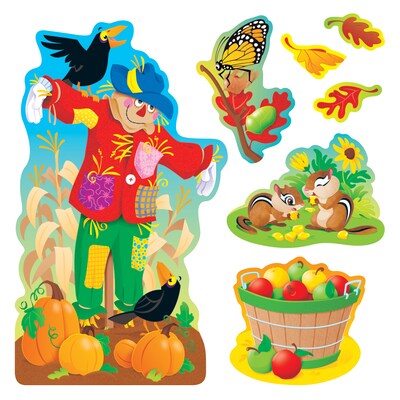 Trend Enterprises Fall Things Bulletin Board Set, 26 pieces (T-8174)