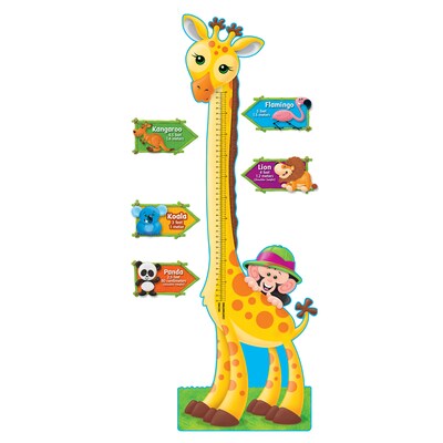 Giraffe Growth Chart Bulletin Board Set, 8/ST, 2 ST/BD (T-8176)