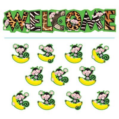 Carson-Dellosa Bulletin Board Sets, Monkey Mischief Welcome