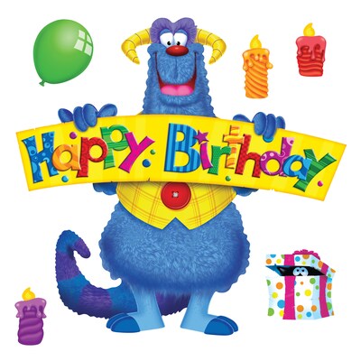 Furry Friends™ Birthday Fun Bulletin Board Set, 32 pieces