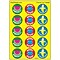 Teacher Created Resource Marquee Stars Mini Stickers, 378ct per pike, bundle of 6 packs (TCR5441)