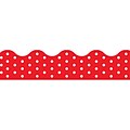 Trend Enterprises® Toddler - 12th Grade Terrific Trimmer, Red Polka Dots, 12/Pack