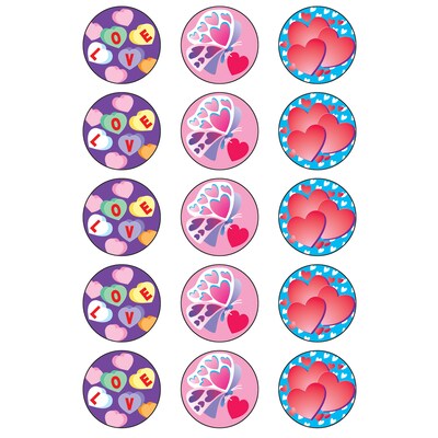 Trend Valentine's Day - Cherry Stinky Stickers Large Round, 60 ct. (T-928)