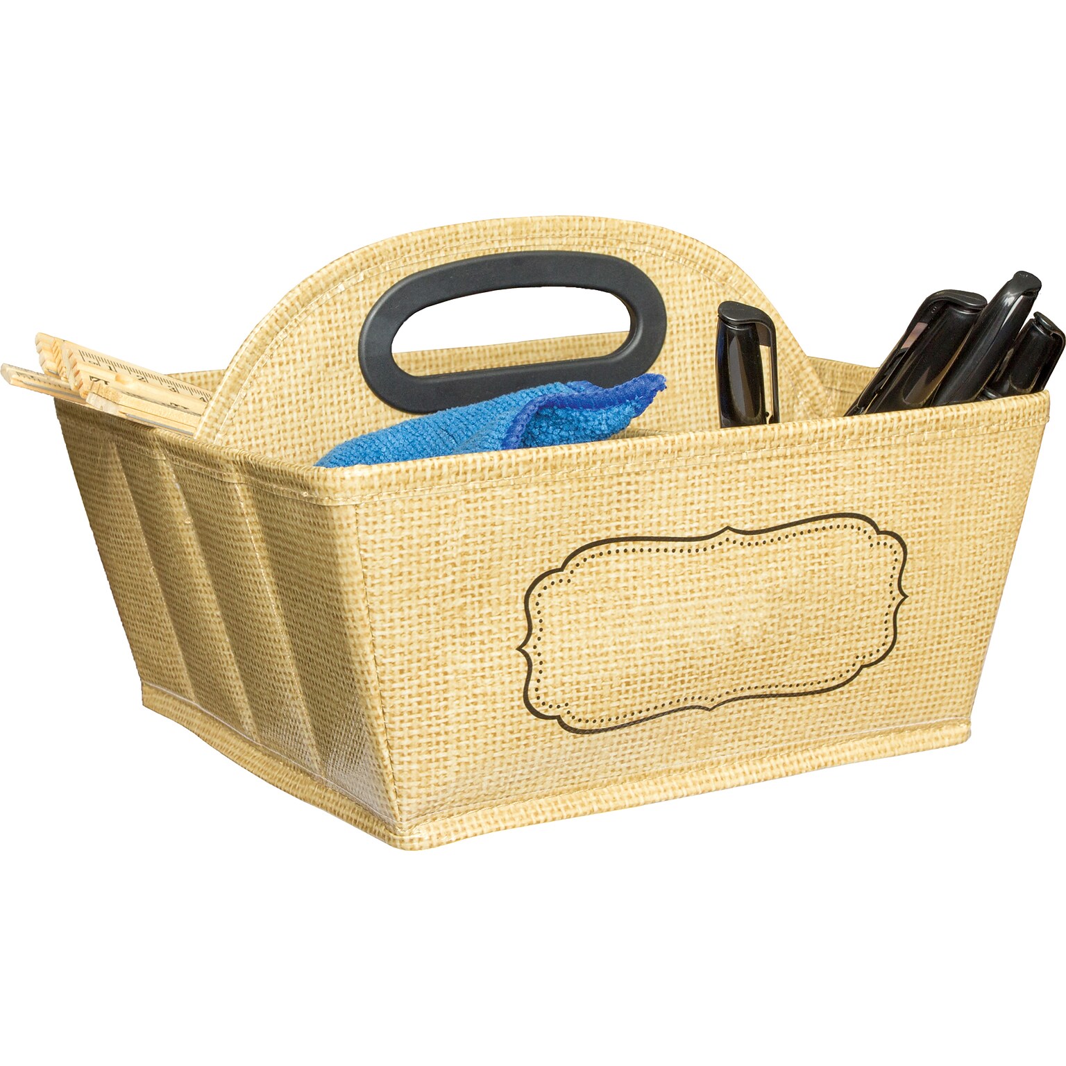 Teacher Created Resources® Storage Caddy, Burlap (TCR20836)